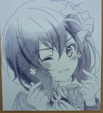 극장판 좀비랜드 사가 특전 미니 색지풍 카드 프랑슈슈 3호 미즈노 아이