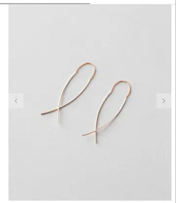 [ 미사용 새상품 ] ete K10 아메리칸 귀걸이 핑크 골드