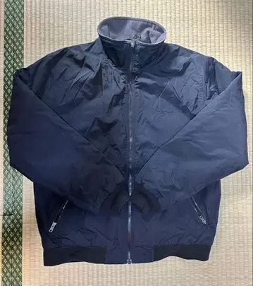 L.L.Bean 블랙 웜업 자켓 M 사이즈 BLK