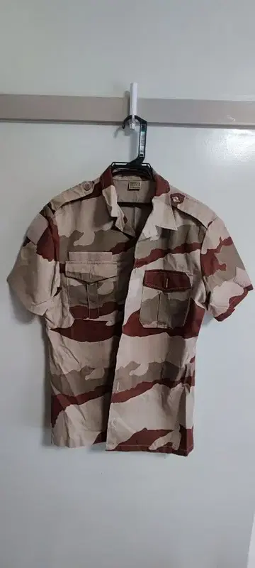 프랑스 해병대 반팔 셔츠 사이즈 39/40