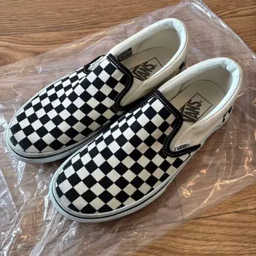 VANS 체커 패턴 슬립온 23.5cm