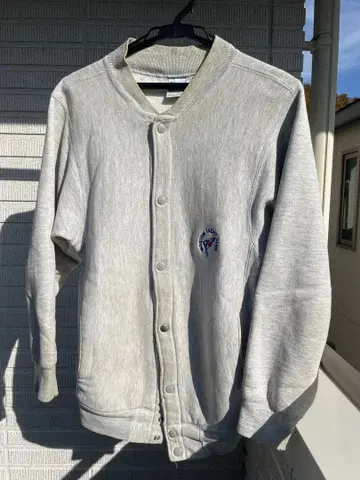 Champion Reverse Weave 풀스냅 맨투맨 S 그레이