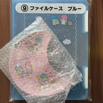 산리오 당첨 복권 키키라라 복권 파일 케이스 핑크 멜라민 플레이트