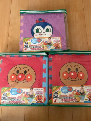 호빵맨 퍼즐로 놀자 부드러운 매트 9개입 3세트