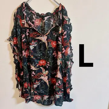 제시카 심슨 꽃무늬 긴팔 L 사이즈