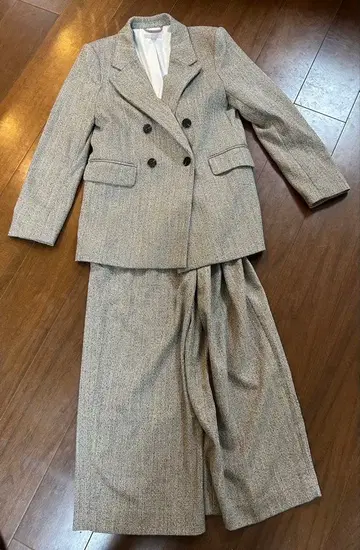 H&M 트위드 자켓 팬츠 셋업