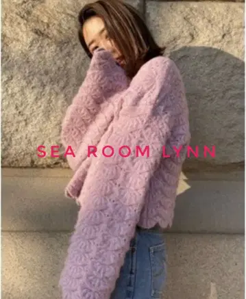 시루무린 모헤어 핑크 니트 free size