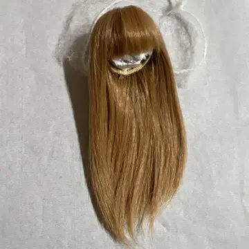 4인치 인형 가발 캐러멜 브라운