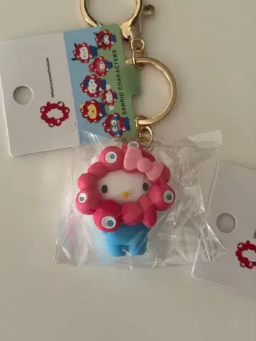 먀쿠먀쿠 산리오 입체 마스코트 파스텔 컬러 키티