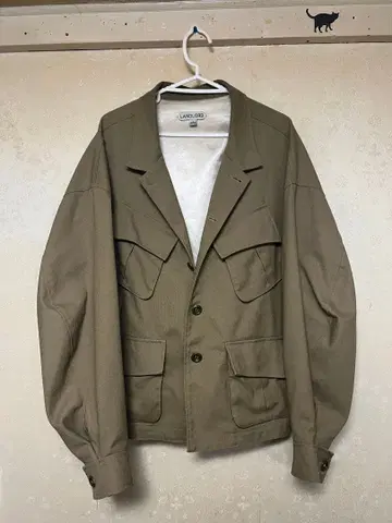 LANDLORD 랜드로드 카키 베이지 밀리터리 자켓