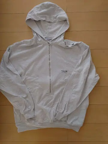 CAHLUMN 하프 지퍼 후드티 XXL