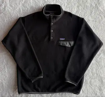 [ 새상품급 ] [ L 사이즈 ] Patagonia 블랙 신틸라 스냅 T