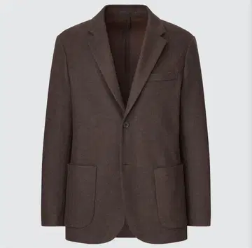 택 포함 새상품 유니클로 컴포트 자켓 울라이크 다크 브라운