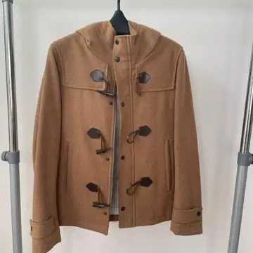 [ UNION STATION ] 숏 더플 브라운 후드 부착