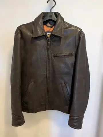 할리데이비슨 90s 다크 브라운 싱글 라이더 자켓