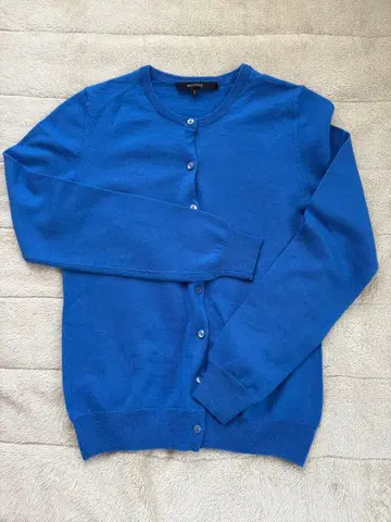 MACPHEE 울 가디건 블루