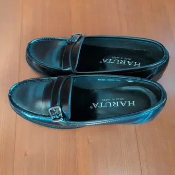 HARUTA 블랙 로퍼 NIBD 4600 24EEE