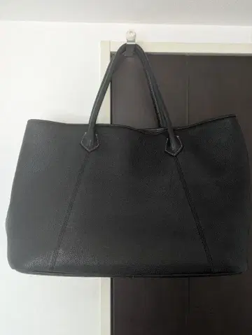 웨스트 엔드 룰/WEST END RULE 가마쿠라 셔츠 레더 토트백/블랙