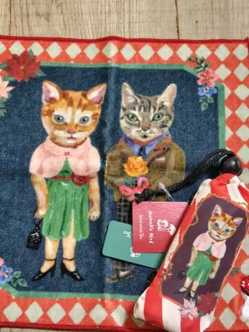 애프터눈 티 나탈리 레테 콜라보 손수건 & 에코백 세트