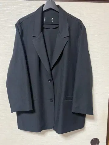 블랙 테일러드 자켓