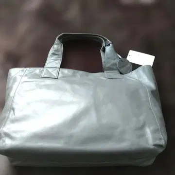 주케로 가죽 토트백 남녀 공용 차콜 그레이 새상품 미사용