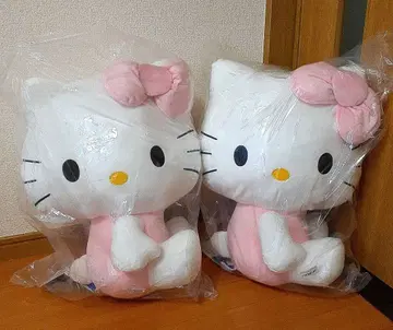 [ HELLO KITTY ] 슈퍼 라지 헤이세이 핑크 봉제 인형