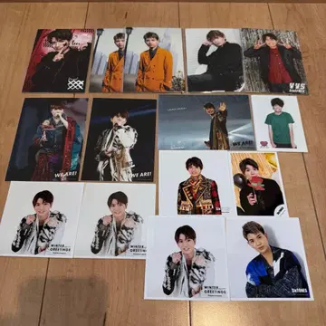 SixTONES 코치 유고 사진 세트 미니 사진 정사각형 사진