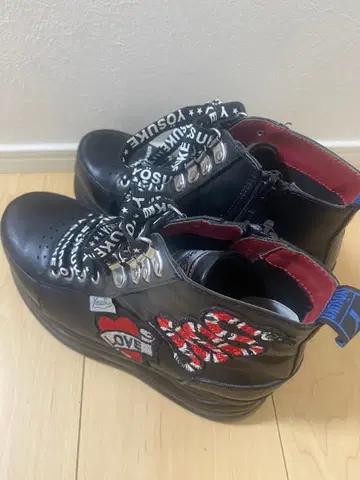 YOSUKE 통굽 스니커즈 블랙 23cm