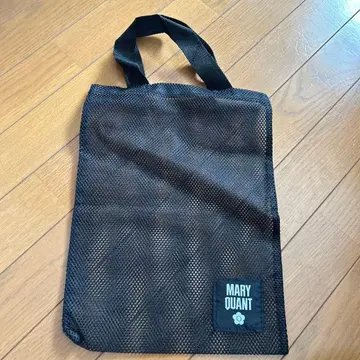 MARY QUANT 메쉬 토트백 블랙