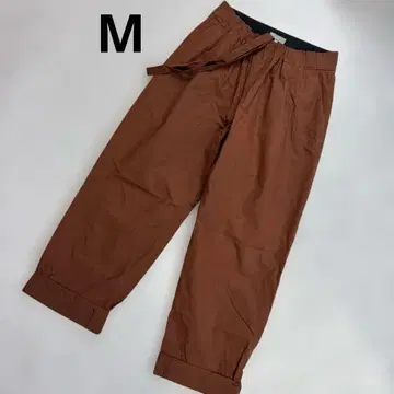 마가렛호웰 실크 혼방 이지 와이드 팬츠 M 사이즈 일본제 새상품급