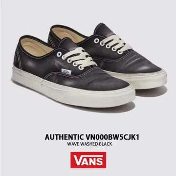 VANS / 반스 AUTHENTIC WAVE WASHED BLACK