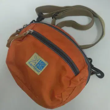 새상품급 레어 컬러 카리머 VT 파우치 숄더 백 오렌지