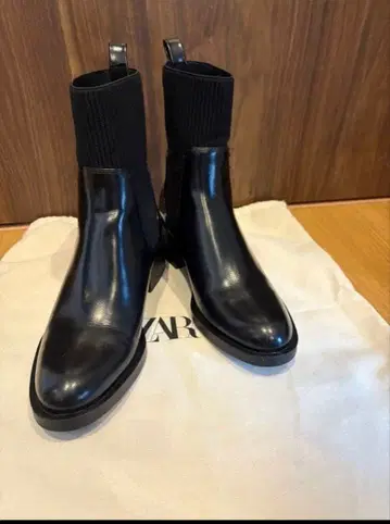 ZARA 사이드 고어 부츠 새상품급 사이즈 6