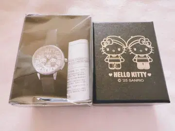 새상품 산리오 kitty 키티 워치 (흑백 걸리시 쌍둥이 코디)
