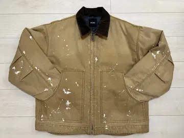 BEAMS 패딩 덕 블루종 베이지