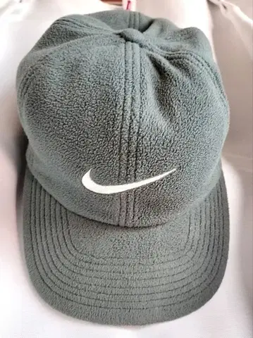 NIKE 90s 플리스 캡 빈티지 귀달이 모스그린