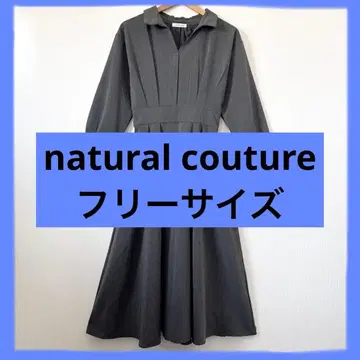 여성용 natural couture 그레이 셔츠 롱 원피스