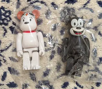 [시리즈 24 스누피 펠릭스] 베어브릭 2종 세트