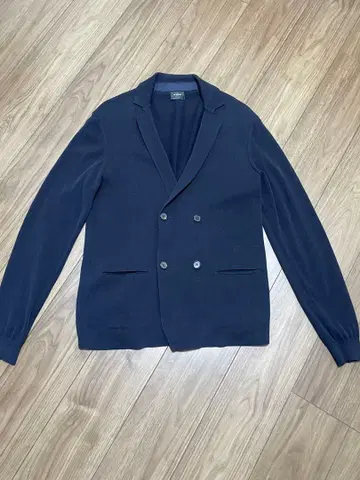 질 샌더 니트 자켓 더블 네이비 M 사이즈 이탈리아제