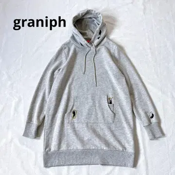 [ 새상품급 ] graniph 뷰티풀 섀도우 후드티 원피스 맨투맨