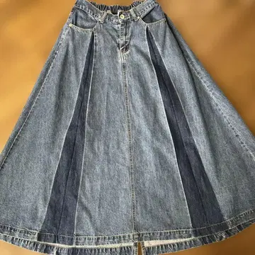 patte 데님 플레어 스커트