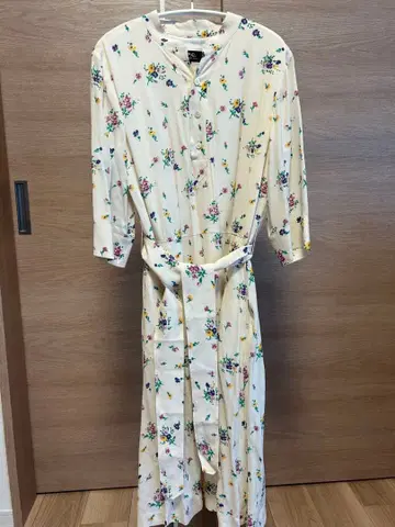 [새상품급] A.P.C. 꽃무늬 롱 셔츠 원피스 34