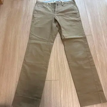 SHIPS 베이지 슬림핏 치노 팬츠