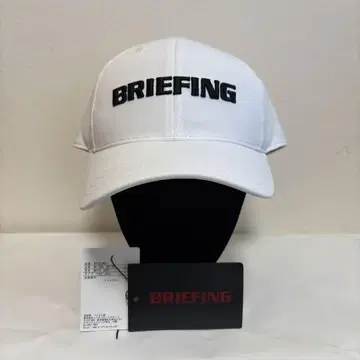 [ 거의 새상품 ] BRIEFING 화이트 캡 프리 사이즈