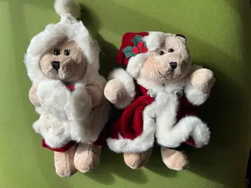 스타벅스 2004년 홀리데이 베어리스타 2체 세트