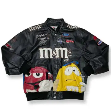 레어 m&ms 엠앤엠즈 가죽 자켓 90s 육후