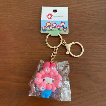 산리오 미야쿠미야쿠 입체 마스코트 파스텔 컬러 키링 마이멜로디