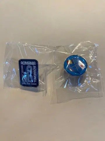 루마니아 EXPO2025 오사카 간사이 만박 관계자 핀 배지 세트