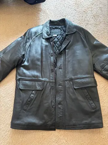 W DOPIO 블랙 가죽 자켓 M 사이즈