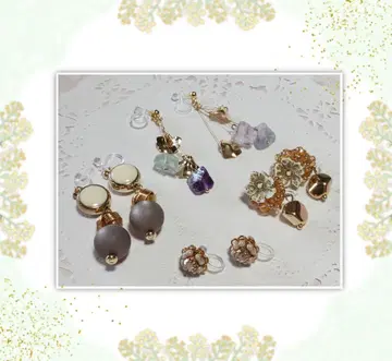 논홀 귀걸이 세트 판매 (작가님)